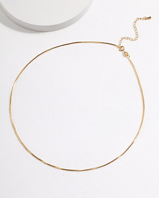 18K Gold Plated Vermeil Snake Chain Necklace